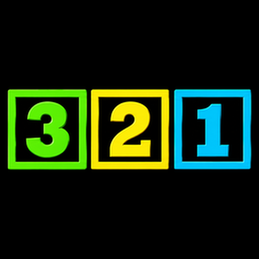 321Trivia App icon, 512px